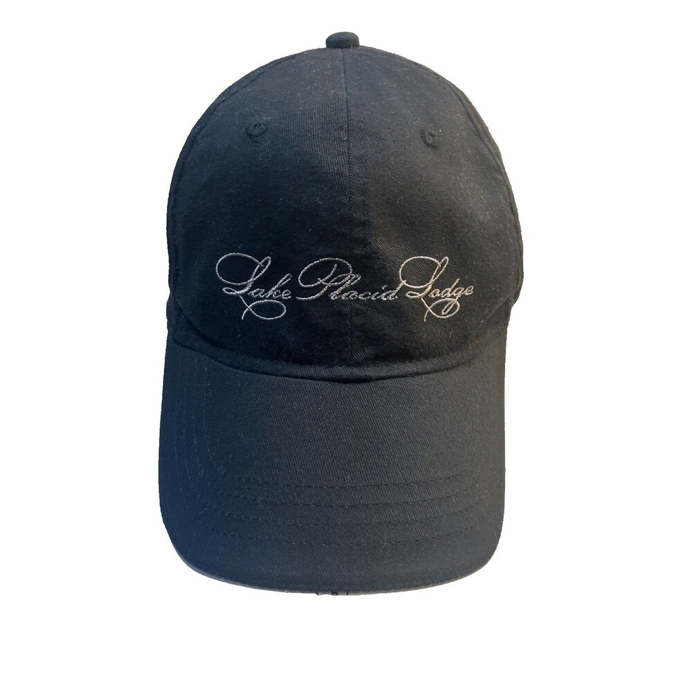 Lake Placid Lodge Hat Women’s Black One Size Adjustable Ball Cap Ralais Chateau
